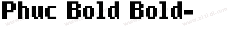 Phuc Bold Bold字体转换